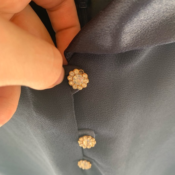 Vintage Navy blue mark edwards dress and cover up - Picture 4 of 7